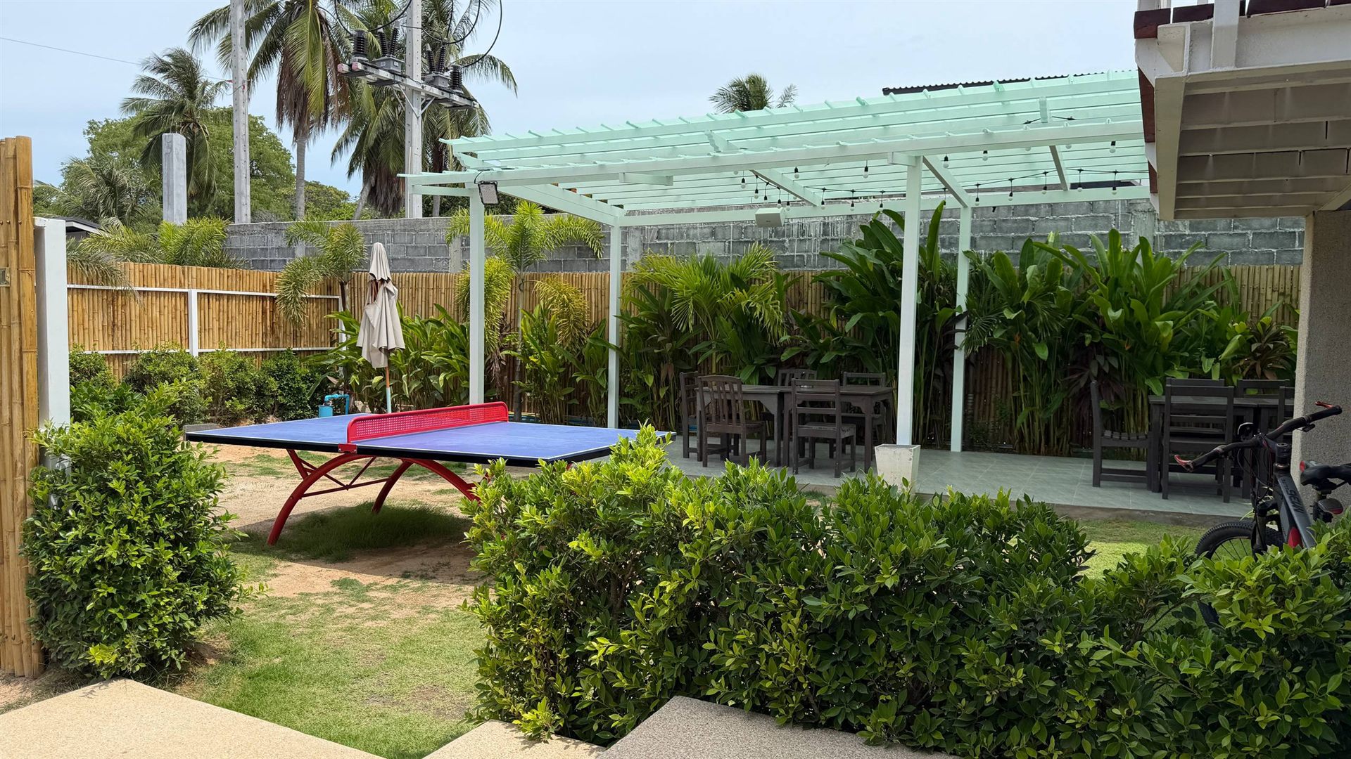 Hostel garden